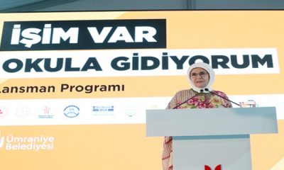 Emine Erdoğan “İşim Var. Okula Gidiyorum” projesinin tanıtımına katıldı
