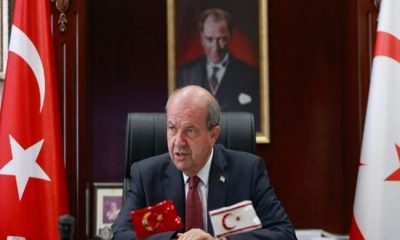Cumhurbaşkanı Ersin Tatar, Rum Yönetimi Başkanı Nikos Anastasiadis’in iddialarını yanıtladı: “Türkiye’nin garantörlüğü ile Türk askerinden vazgeçilemez”