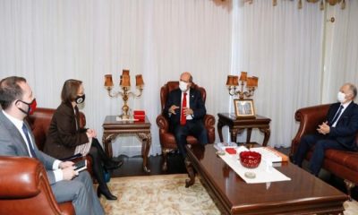 Cumhurbaşkanı Ersin Tatar, ABD Büyükelçisi Judith Garber’i kabul etti