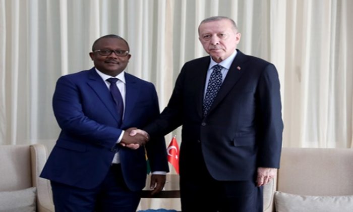 Cumhurbaşkanı Erdoğan, Gine Bissau Cumhurbaşkanı Embalo ile görüştü