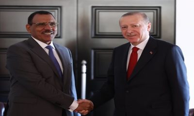 Cumhurbaşkanı Erdoğan, Nijer Cumhurbaşkanı Bazoum ile bir araya geldi