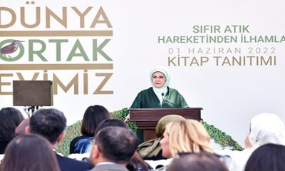 Emine Erdoğan, “Dünya Ortak Evimiz” kitabının tanıtım programına katıldı