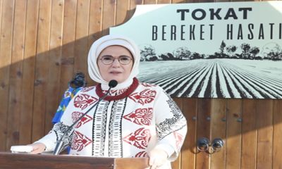 Emine Erdoğan, Tokat’ta “Bereket Hasadı Programı”na katıldı