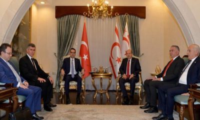 Cumhurbaşkanı Ersin Tatar, Türkiye Cumhuriyeti Dışişleri Bakan Yardımcısı Yasin Ekrem Serim’i kabul etti