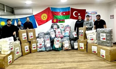 Bişkekdəki icmamız Türkiyəyə humanitar yardım göndərib