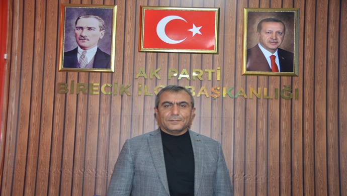 AK PARTİ BİRECİK İLÇE BAŞKANI HALİL YAVUZ `DAN MİRAÇ KANDİLİ MESAJ