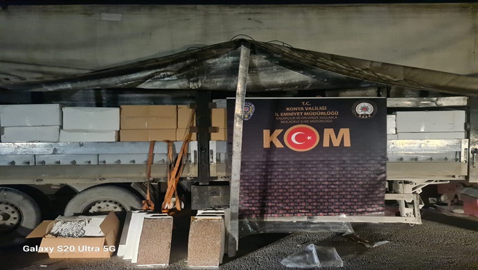 Kaçakçılar Konya Emniyet Müdürlüğü’nden Kaçamadı