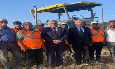 Cumhurbaşkanı Ersin Tatar, Gazimağusa’da Maraş bölgesindeki yol yapım çalışmalarını inceledi