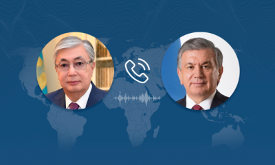 Мемлекет басшысы Қасым-Жомарт Тоқаев Өзбекстан Президенті Шавкат Мирзиёевпен телефон арқылы сөйлесті
