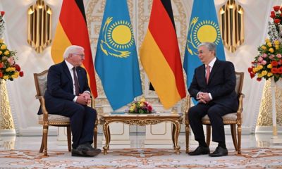 Kazakistan ve Almanya Cumhurbaşkanları baş başa görüştü