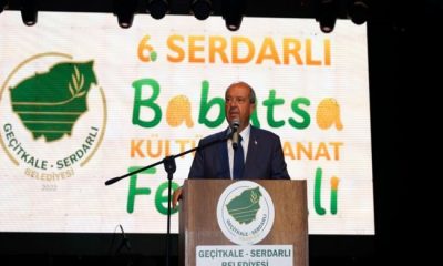 Cumhurbaşkanı Ersin Tatar, 6.Serdarlı Babutsa Kültür ve Sanat Festivali’nde konuştu