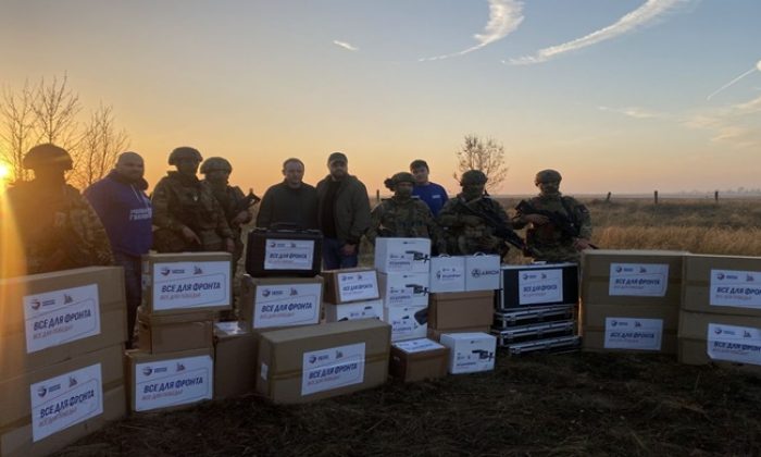 Birleşik Rusya, MGER ve Our Pravda Vakfı, Zaporozhye yönünde orduya özel ekipman bağışladı