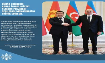 Qırğız Respublikasının Prezidenti Sadır Japarovdan