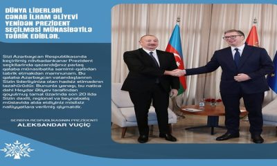 Sırbistan Cumhuriyeti Cumhurbaşkanı Aleksandar Vučić’ten